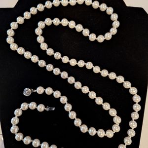 36-in faux pearl necklace strand